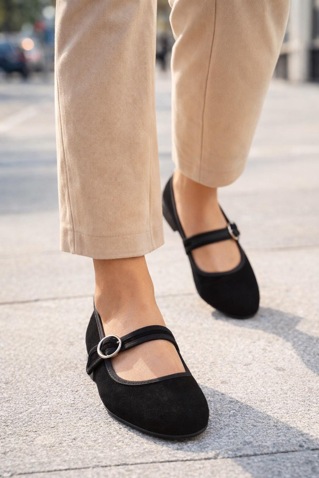 Women’s Black Mary Jane Flats